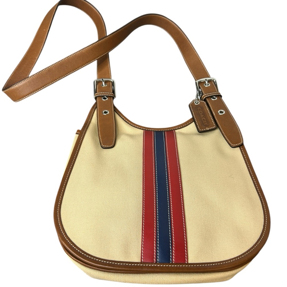 Coach Vintage Canvas Saddlebag Crossboby